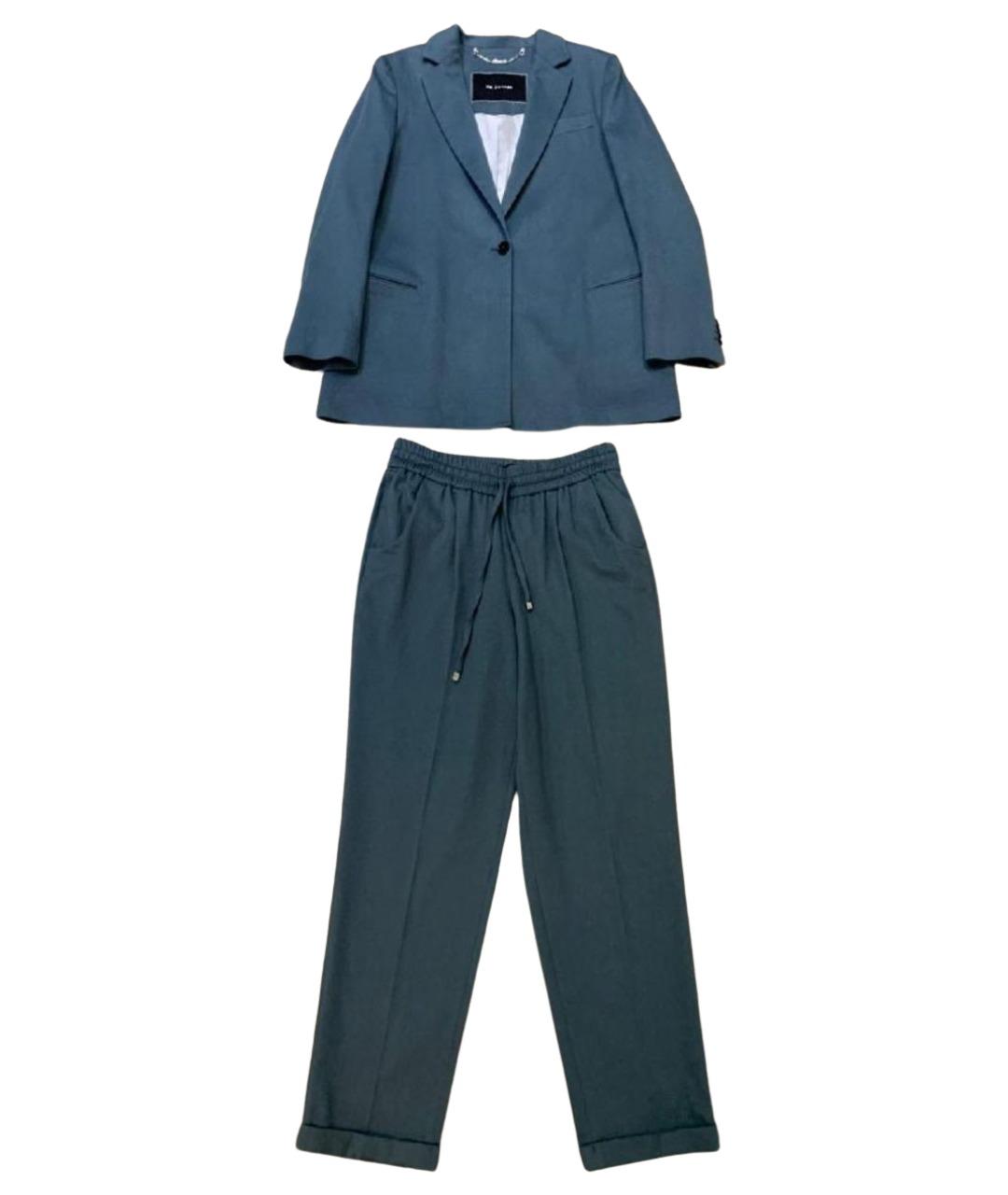 KITON Бирюзовый кашемировый костюм с брюками, фото 11