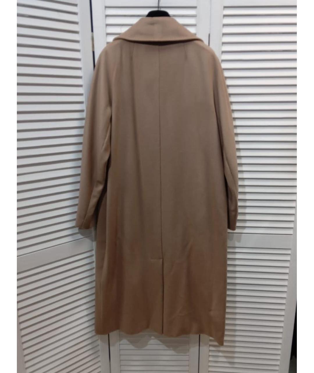 MAX MARA Бежевое шерстяное пальто, фото 2