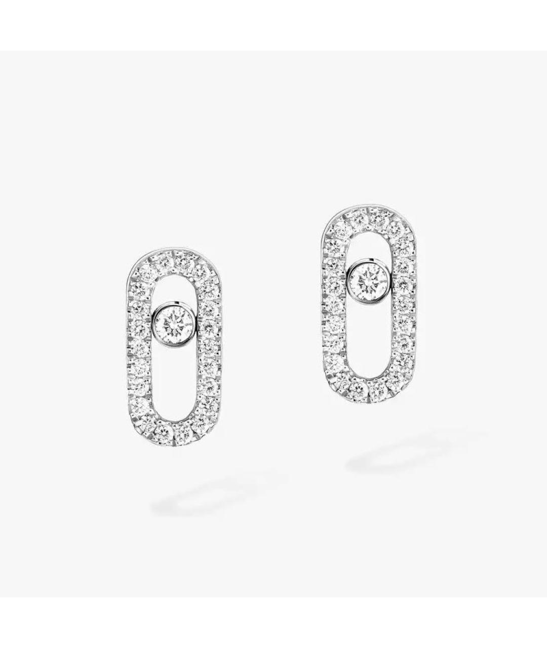 MESSIKA Серебряные серьги из белого золота, фото 6