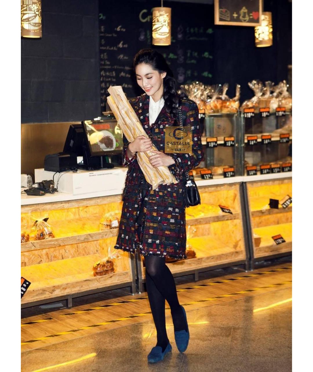 CHANEL Мульти твидовое пальто, фото 4