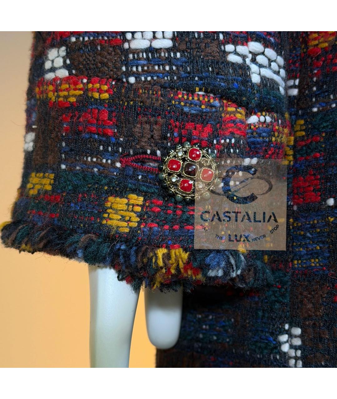 CHANEL Мульти твидовое пальто, фото 7