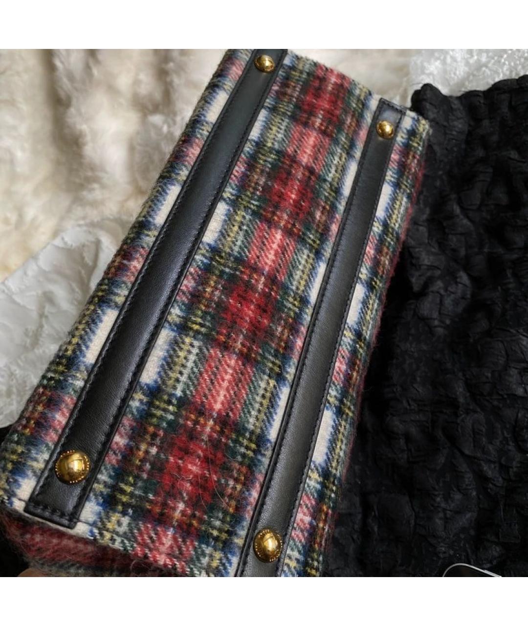 MIU MIU Мульти шерстяная сумка с короткими ручками, фото 4