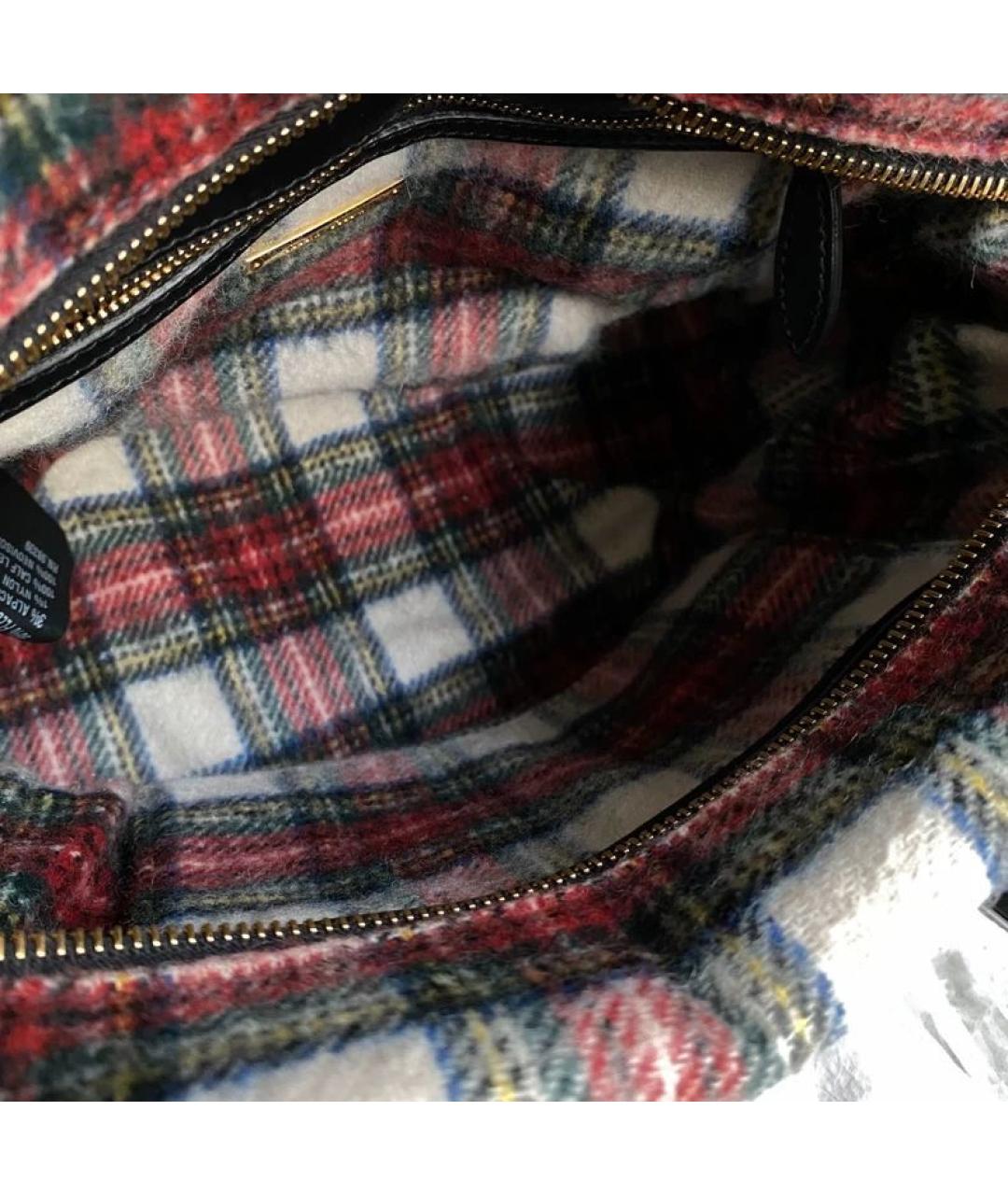 MIU MIU Мульти шерстяная сумка с короткими ручками, фото 5