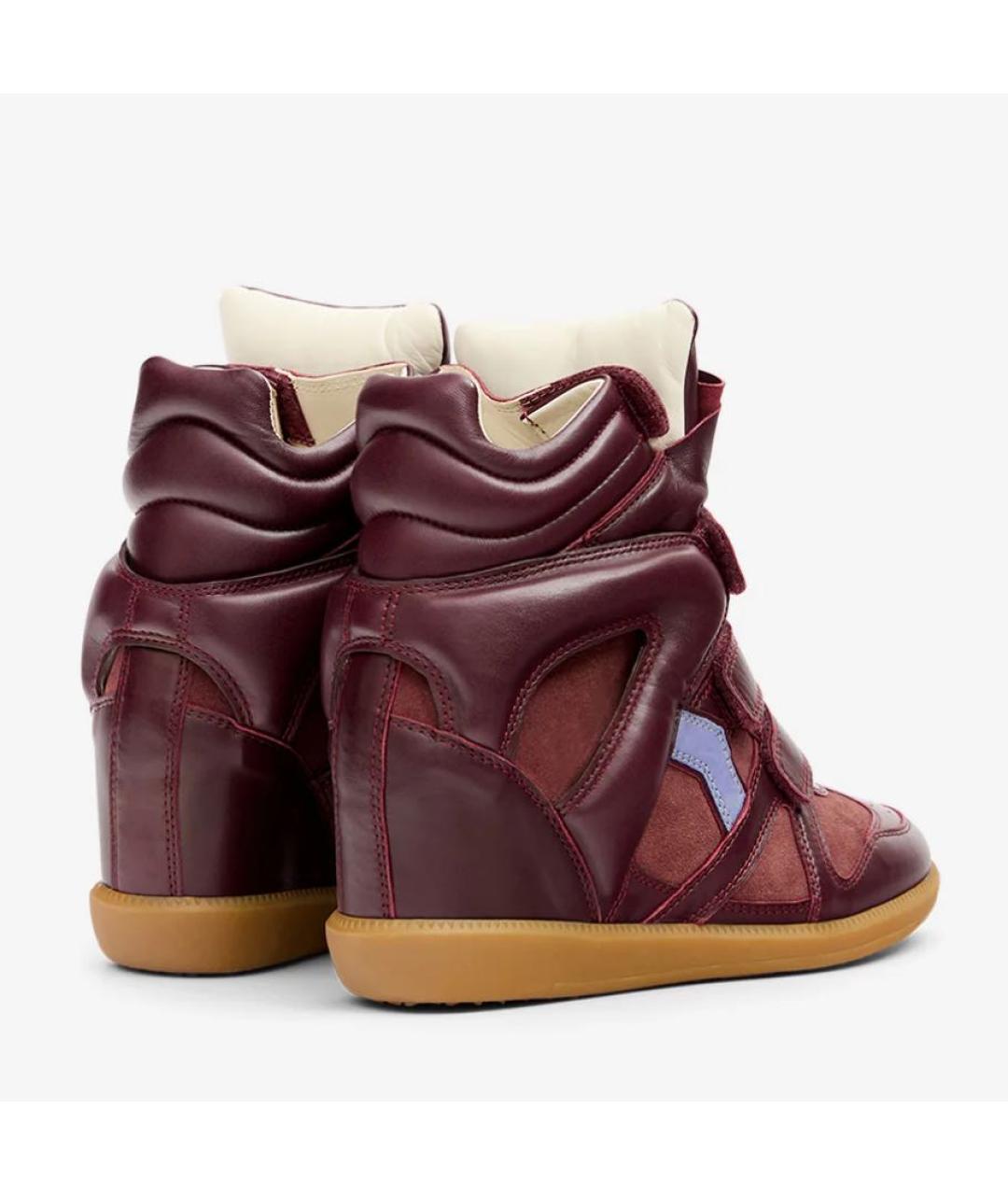 ISABEL MARANT Бордовые кроссовки, фото 2
