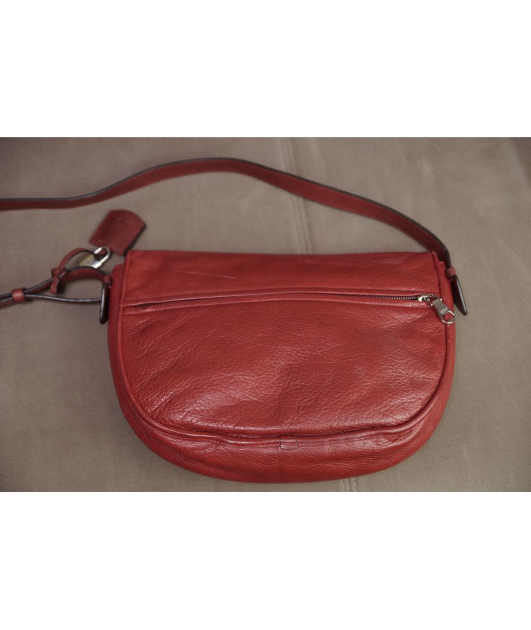LOEWE Красная кожаная сумка через плечо, фото 2