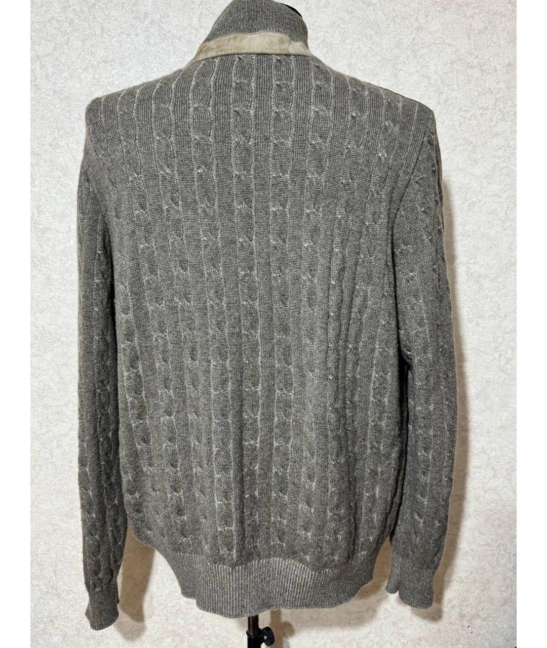 LORO PIANA Бежевый кашемировый кардиган, фото 2