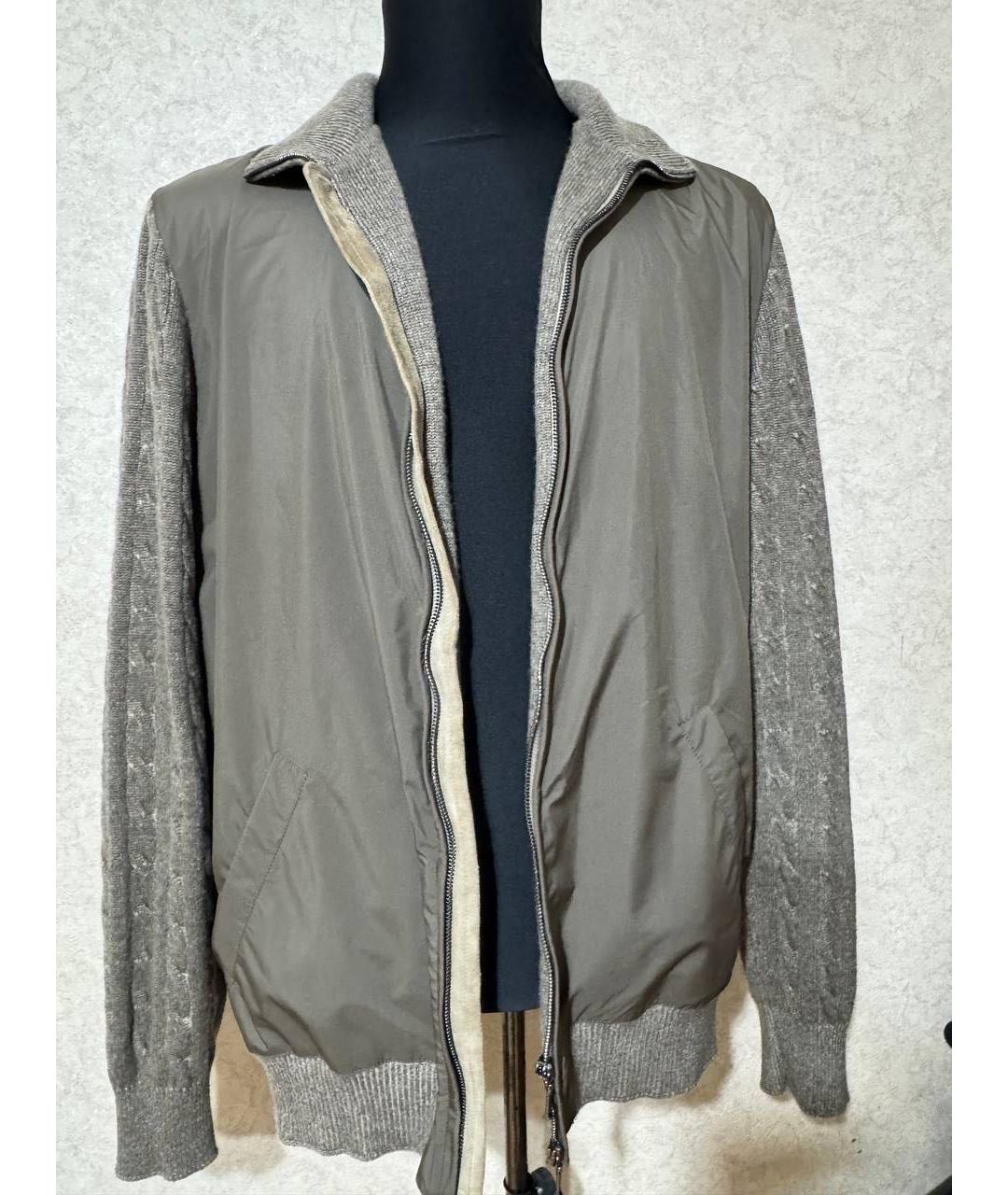 LORO PIANA Бежевый кашемировый кардиган, фото 4