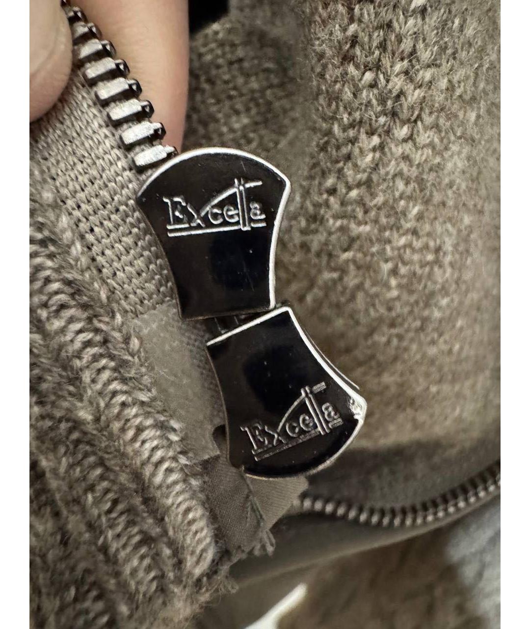 LORO PIANA Бежевый кашемировый кардиган, фото 8