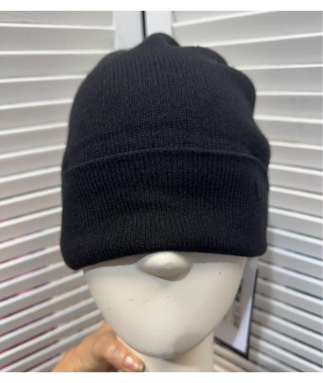 WEEKEND MAX MARA Черная кашемировая шляпа, фото 7