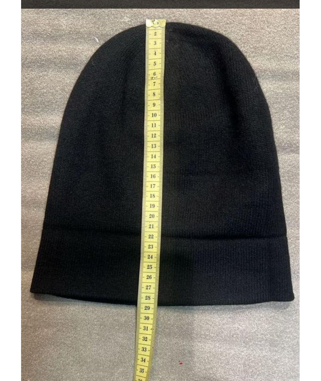 WEEKEND MAX MARA Черная кашемировая шляпа, фото 2