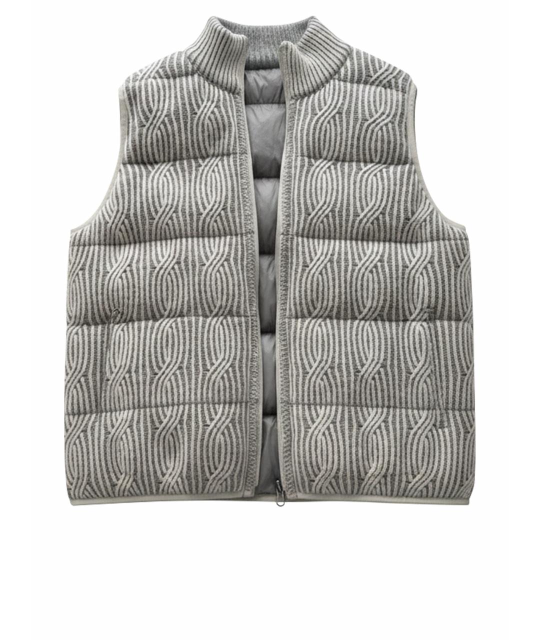 FALCONERI Серый кашемировый жилет, фото 1