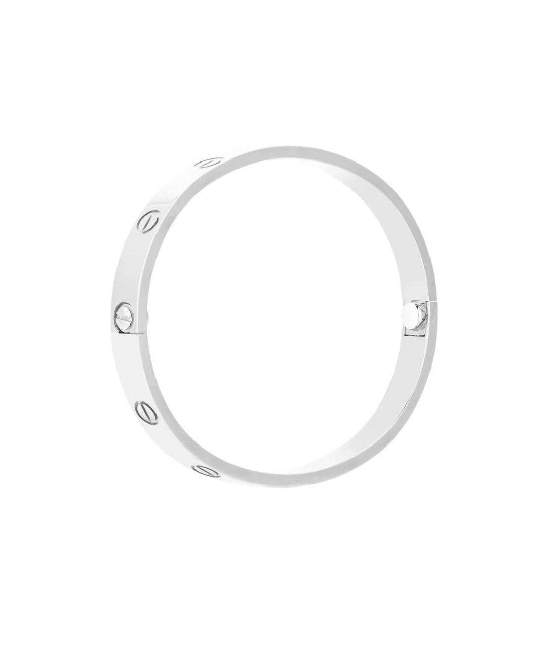 CARTIER Серебрянный браслет из белого золота, фото 1