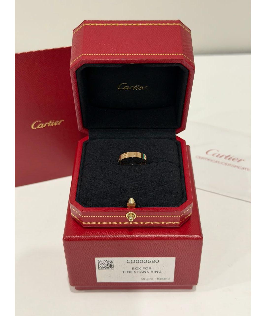 CARTIER Золотое кольцо из розового золота, фото 9