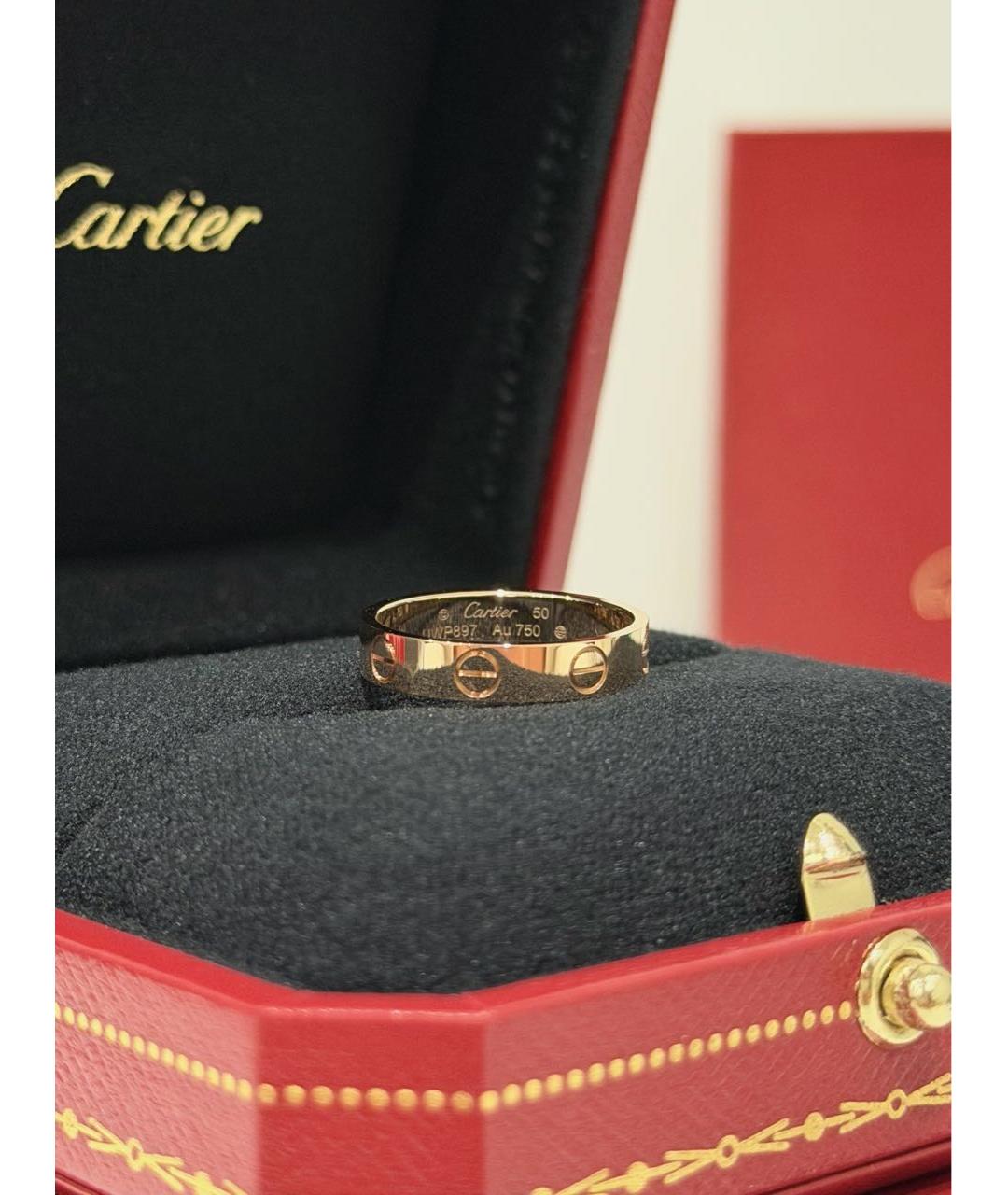 CARTIER Золотое кольцо из розового золота, фото 4