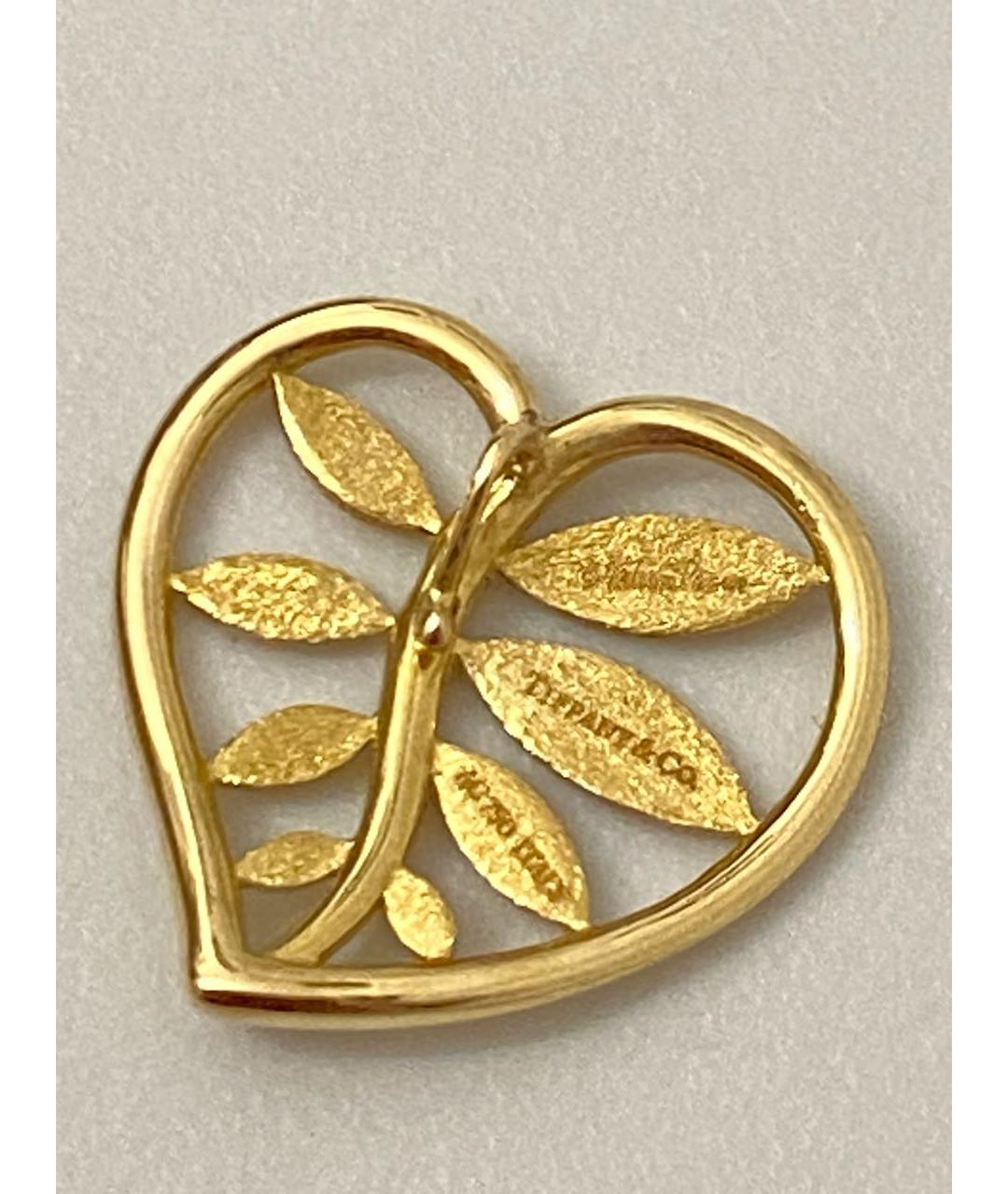 TIFFANY&CO Золотой кулон из желтого золота, фото 3