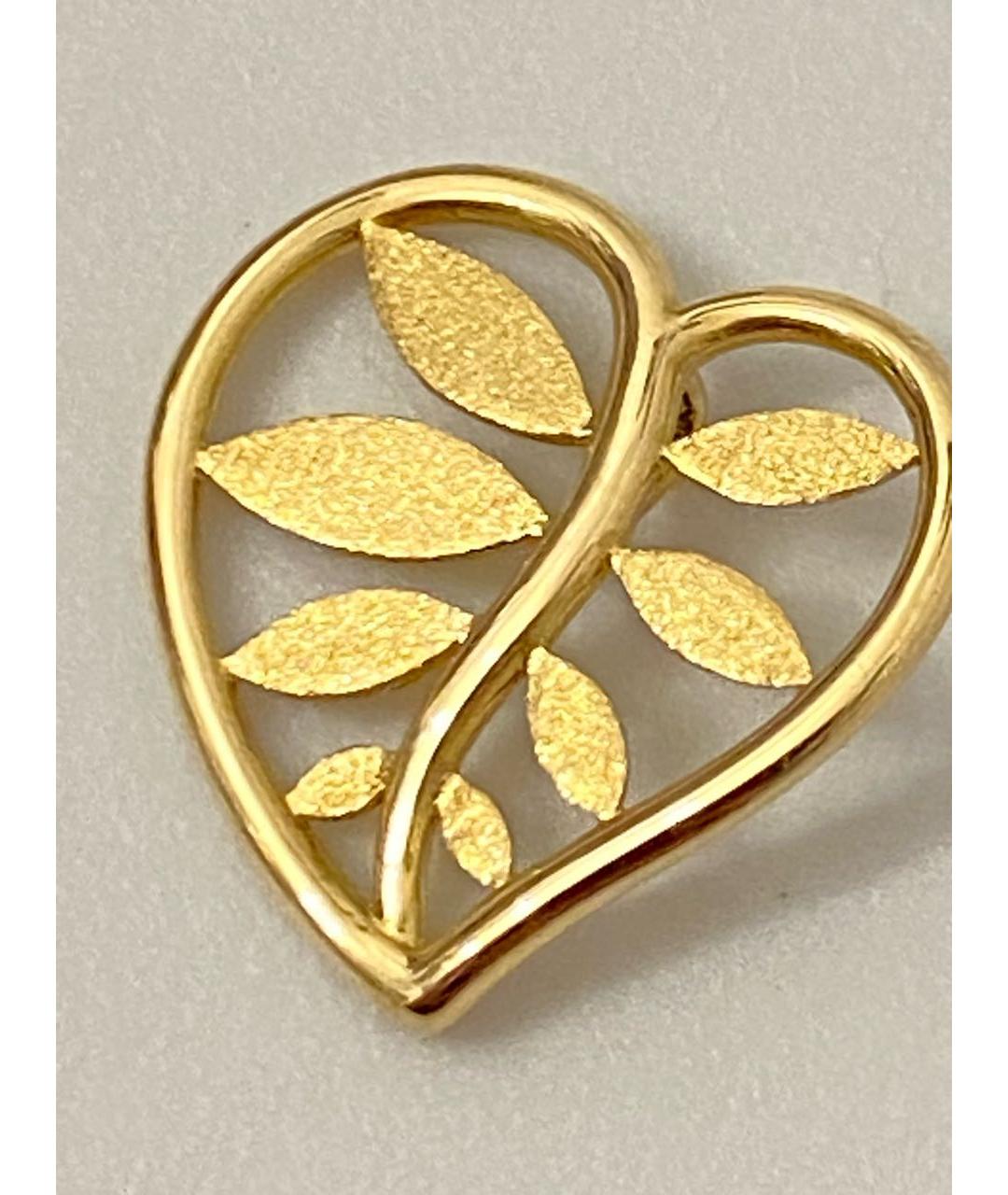 TIFFANY&CO Золотой кулон из желтого золота, фото 2