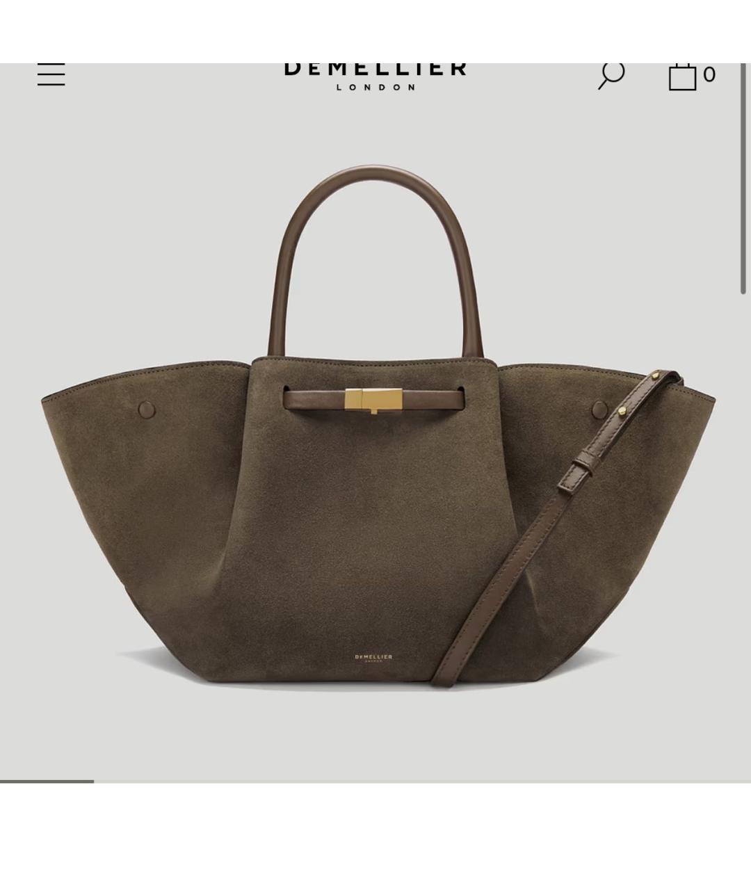 DEMELLIER Замшевая сумка тоут, фото 5