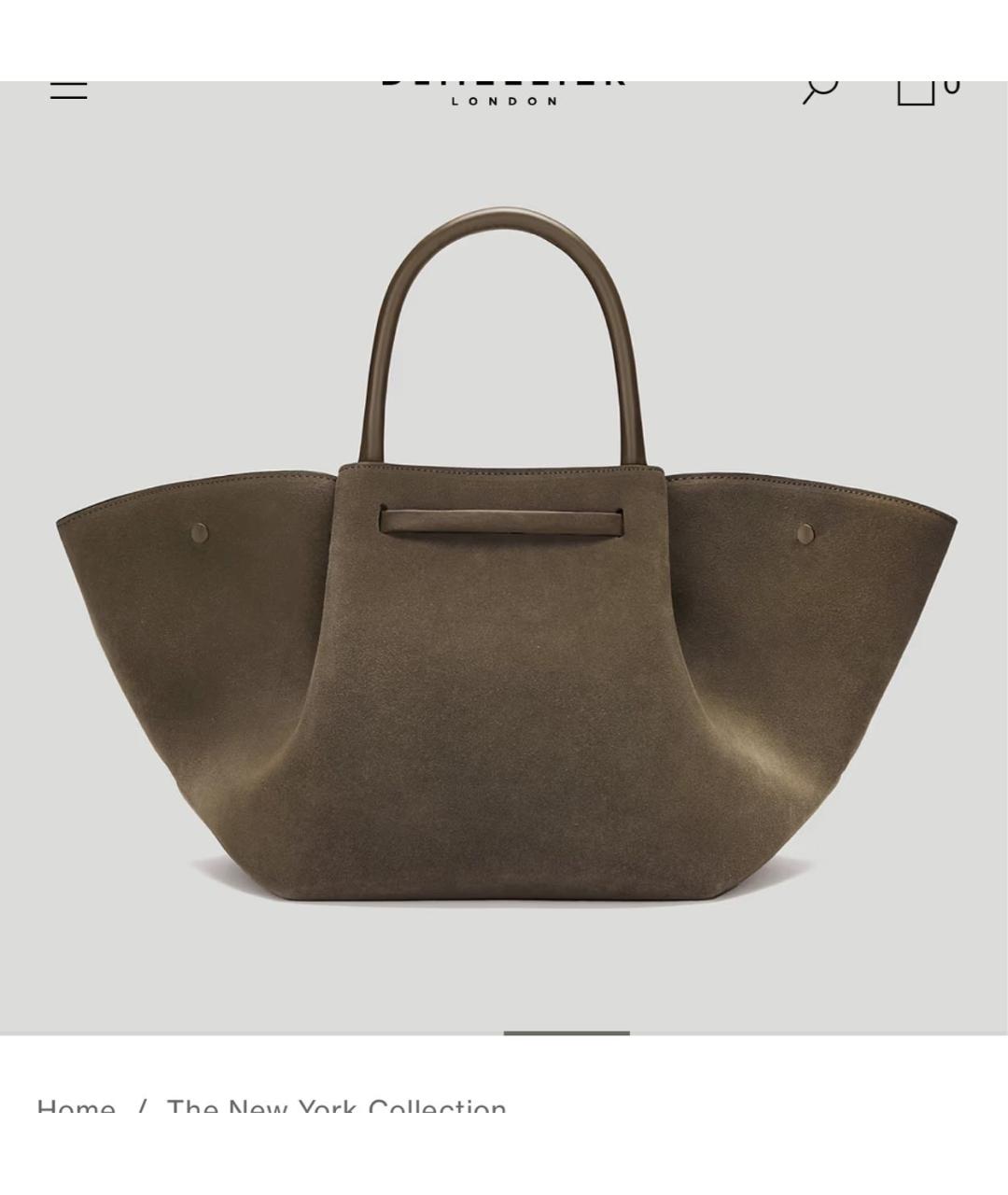 DEMELLIER Замшевая сумка тоут, фото 2