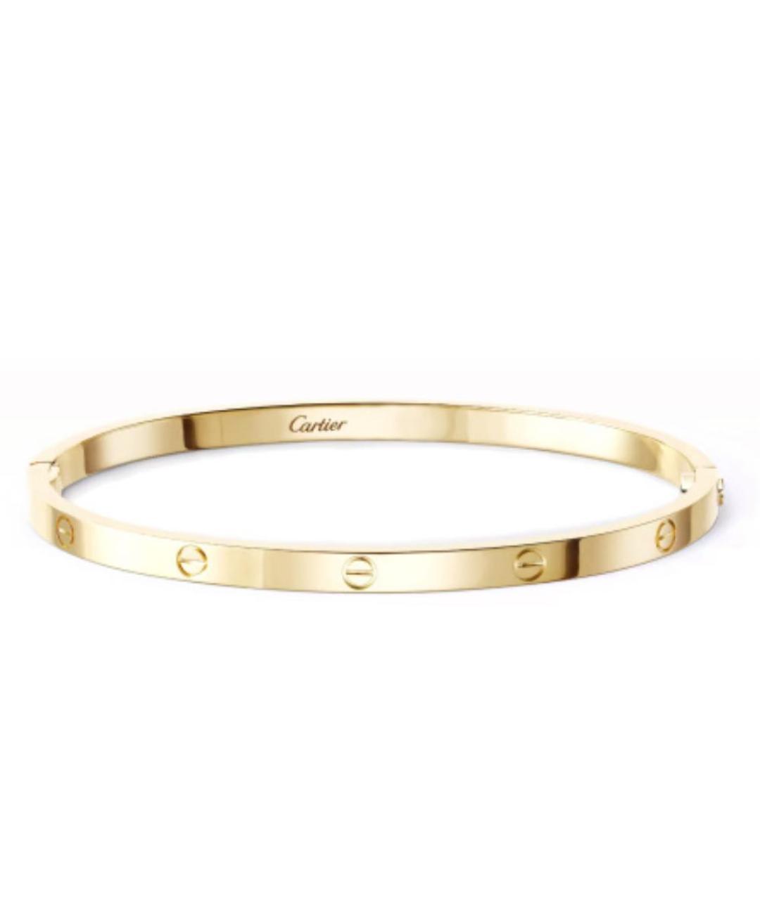 CARTIER Золотой браслет из желтого золота, фото 1