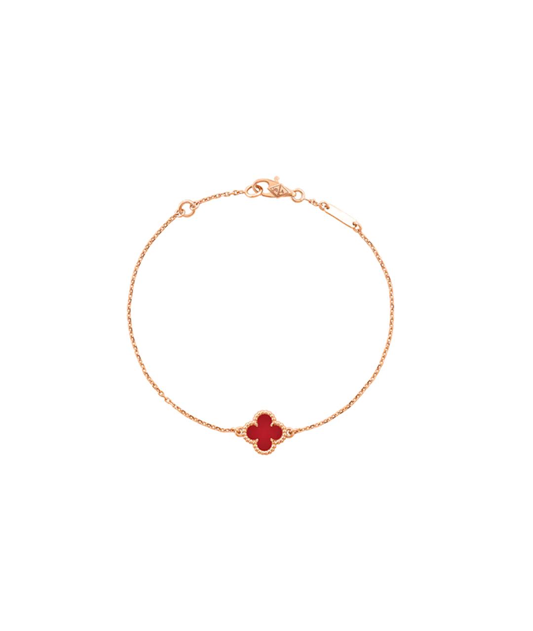 VAN CLEEF & ARPELS Красный браслет из розового золота, фото 6