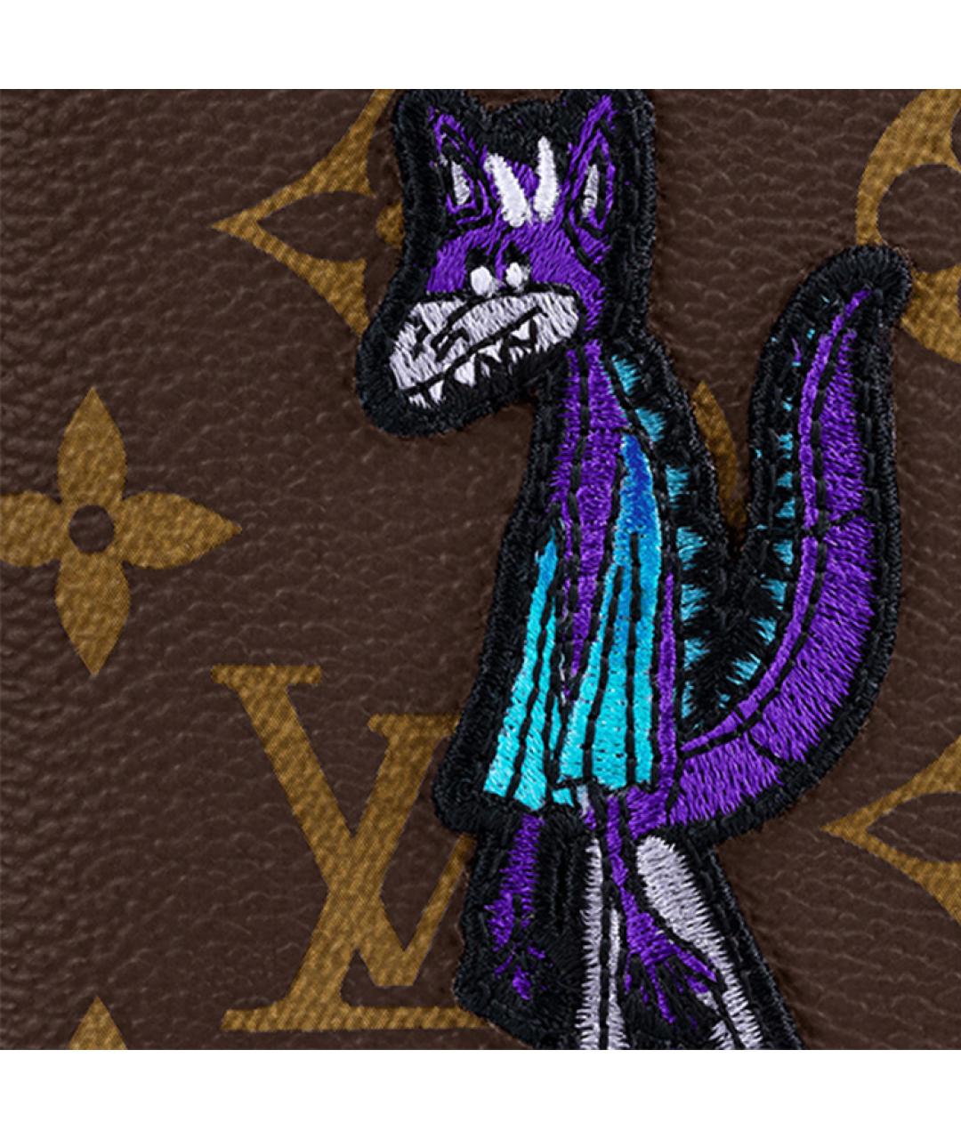 LOUIS VUITTON Коричневый кардхолдер, фото 5