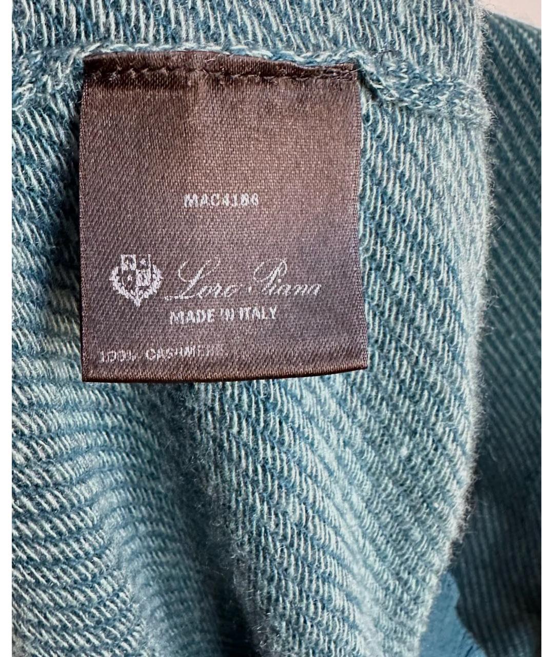 LORO PIANA Зеленый кашемировый джемпер / свитер, фото 5