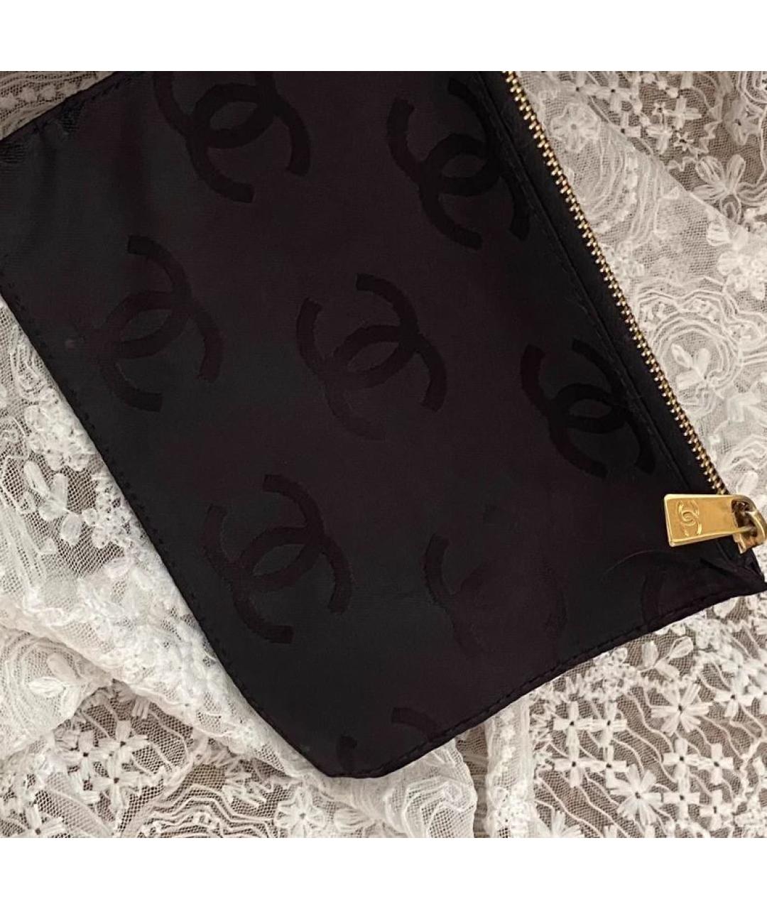 CHANEL Черная меховая сумка через плечо, фото 7