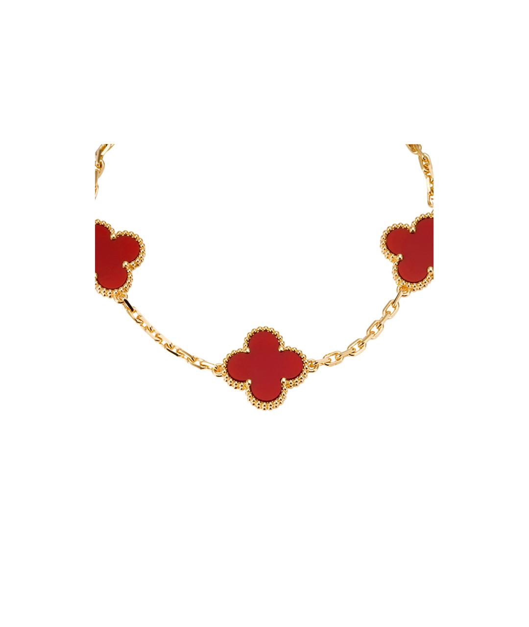 VAN CLEEF & ARPELS Красный браслет из желтого золота, фото 3