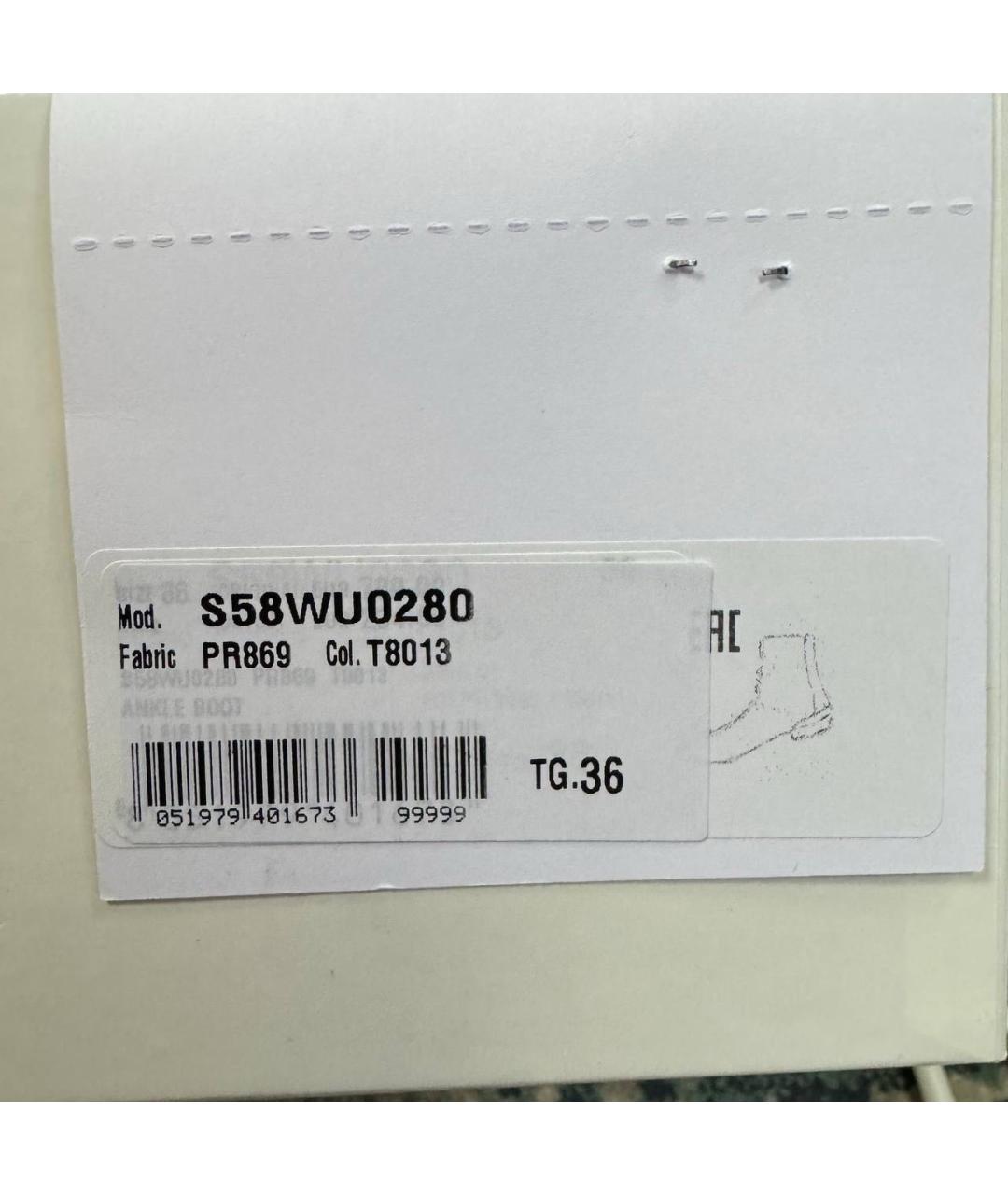 MAISON MARGIELA Черные кожаные ботинки, фото 8