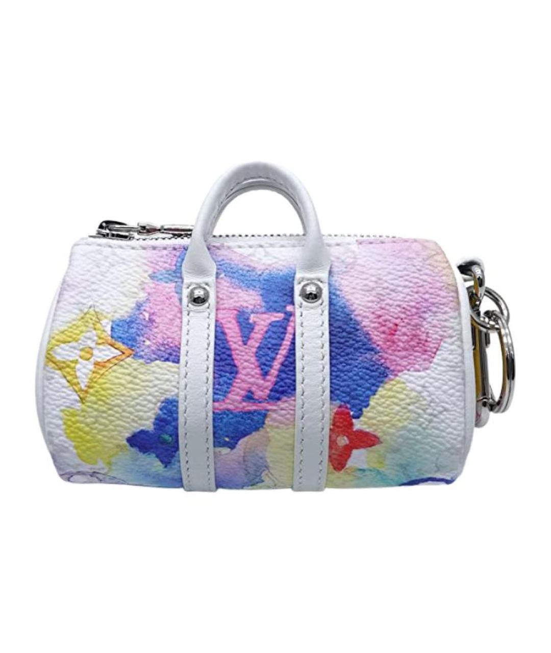 LOUIS VUITTON Белый брелок, фото 3