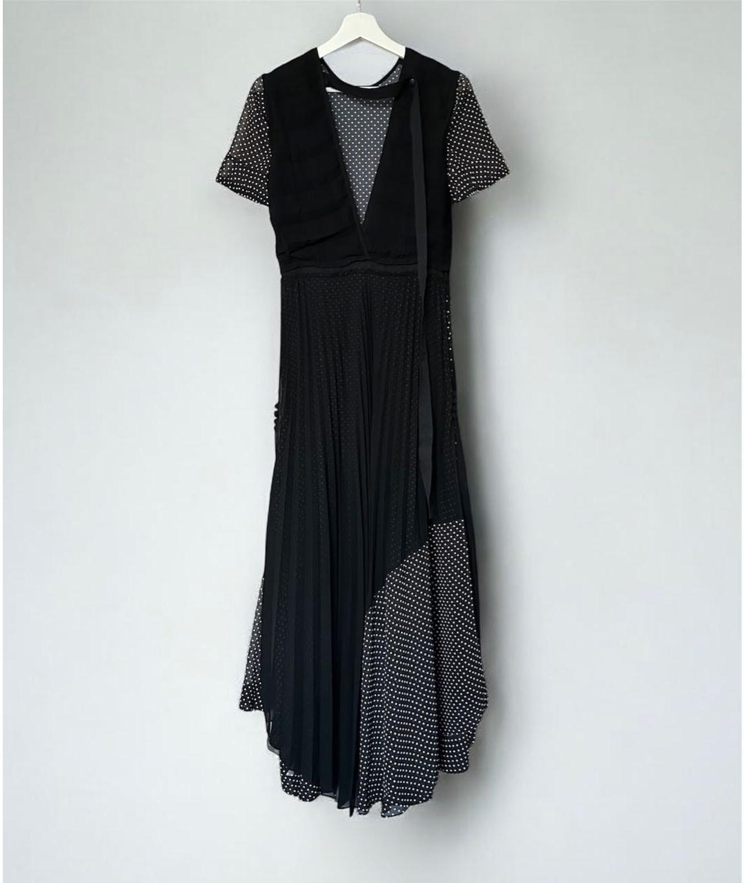 LOEWE Черное полиэстеровое повседневное платье, фото 3