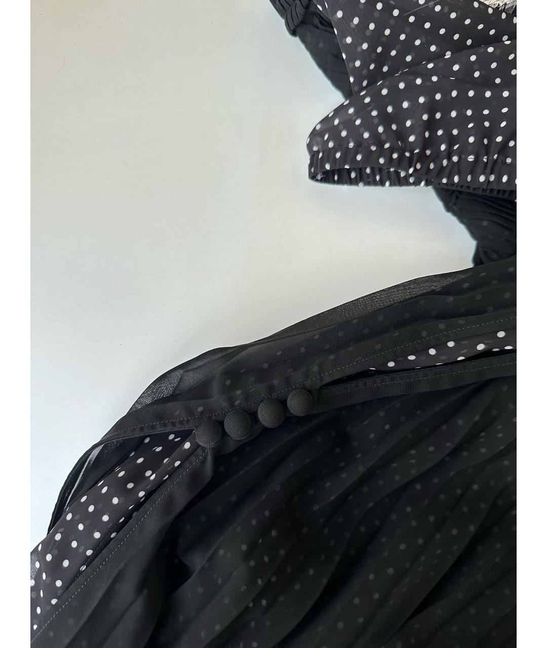 LOEWE Черное полиэстеровое повседневное платье, фото 6