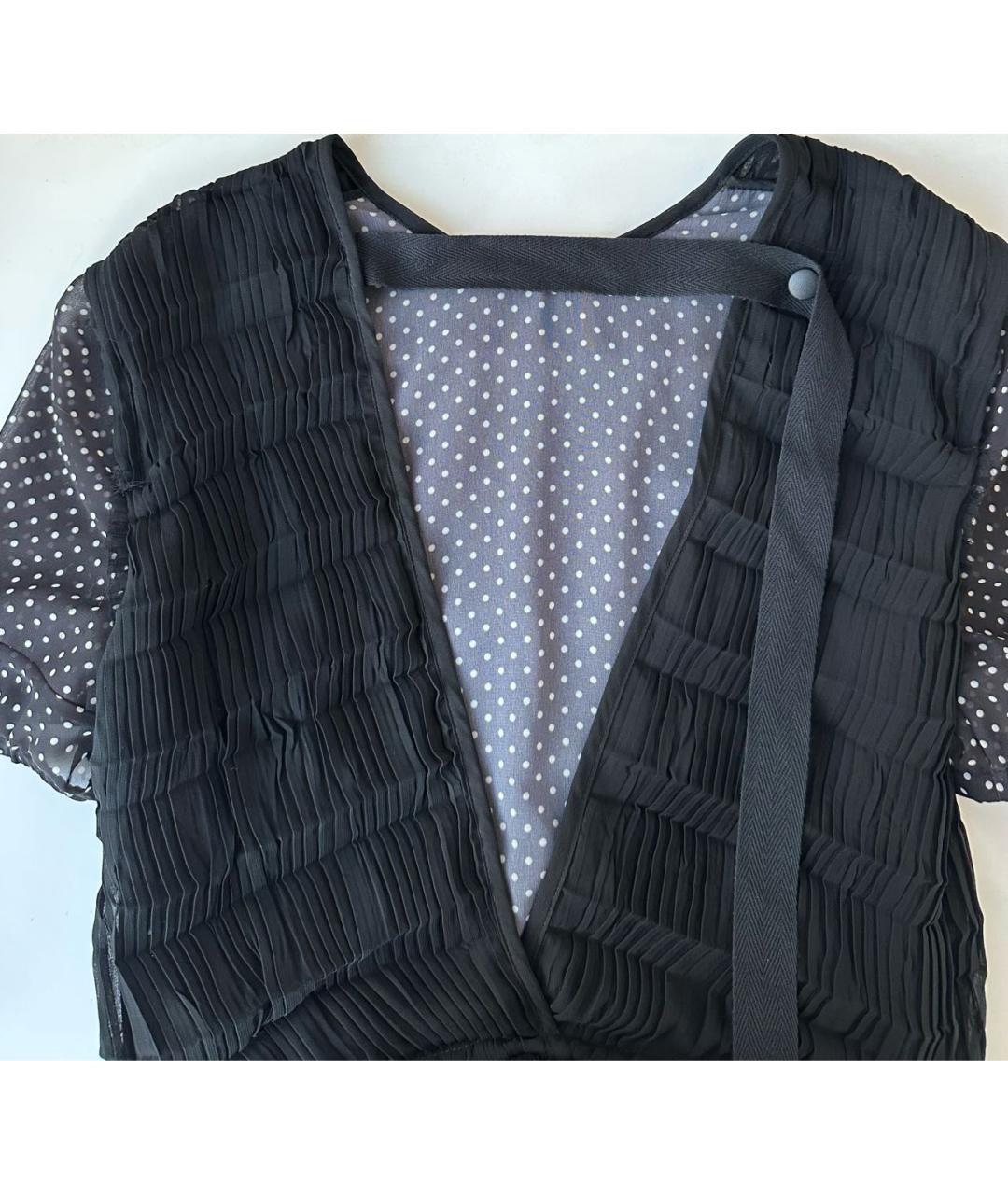 LOEWE Черное полиэстеровое повседневное платье, фото 5