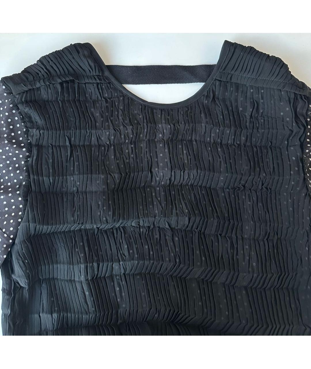 LOEWE Черное полиэстеровое повседневное платье, фото 4