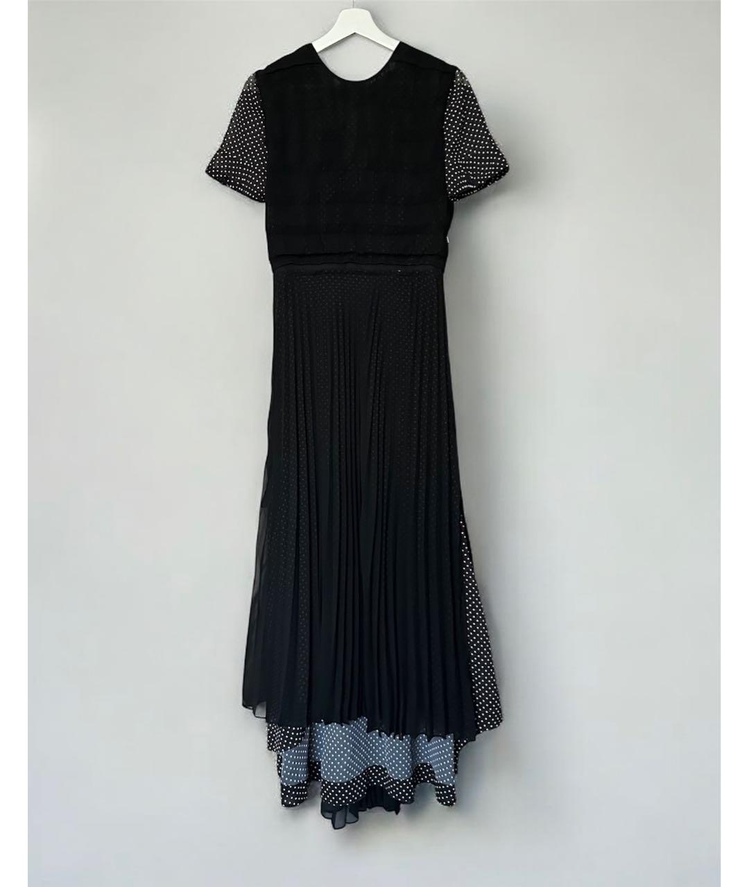 LOEWE Черное полиэстеровое повседневное платье, фото 2