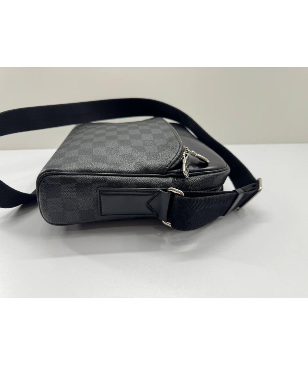 LOUIS VUITTON Черная сумка на плечо, фото 7