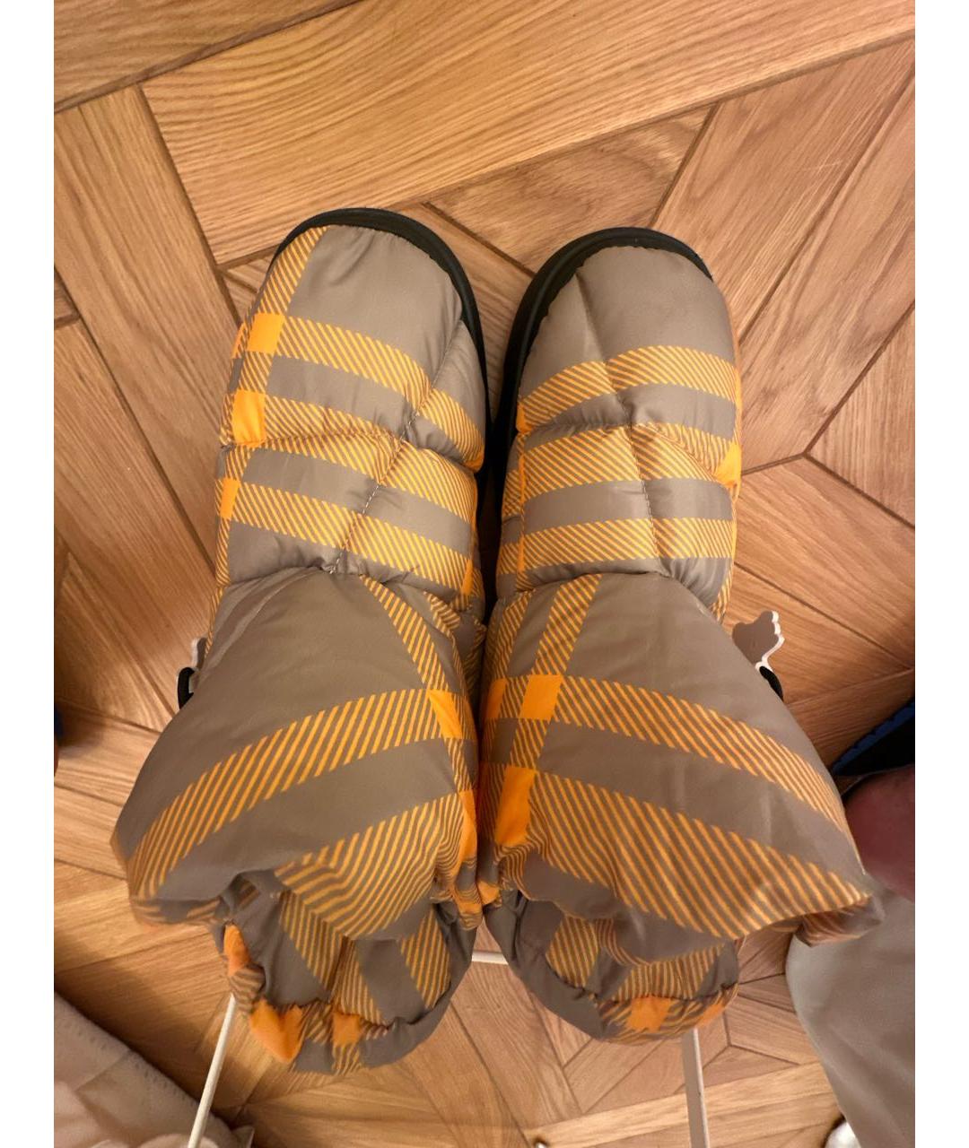 BURBERRY Мульти текстильные высокие ботинки, фото 3