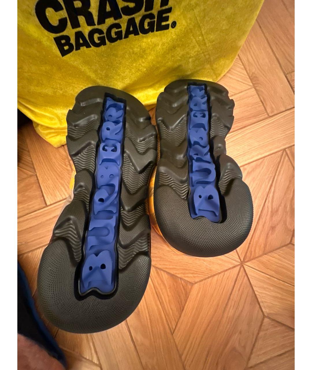 BURBERRY Мульти текстильные высокие ботинки, фото 6