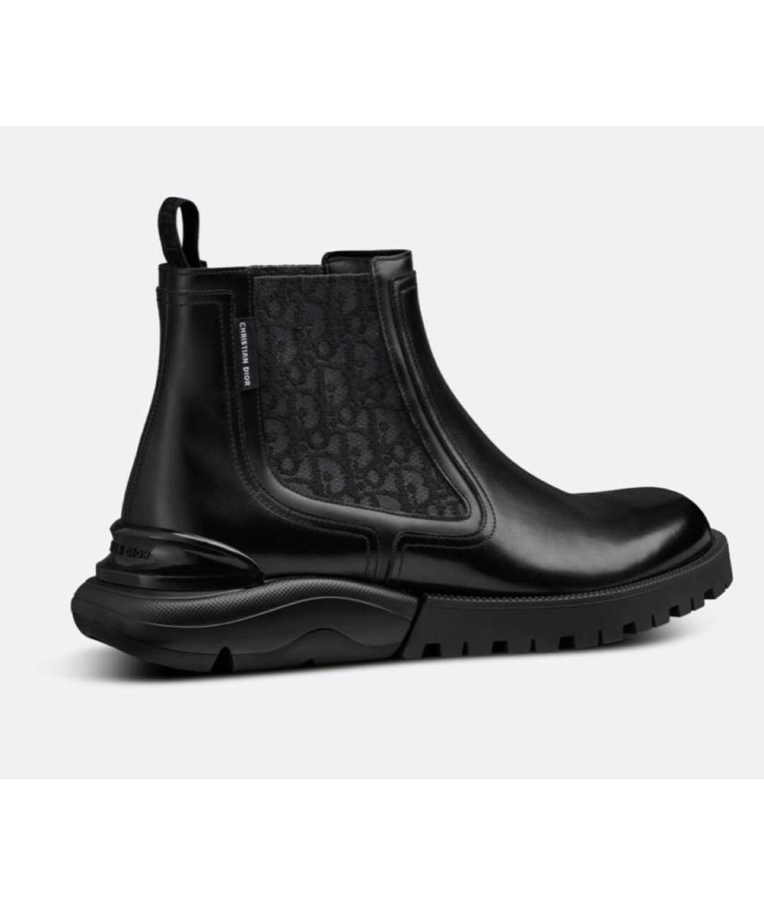 CHRISTIAN DIOR Черные кожаные туфли, фото 2