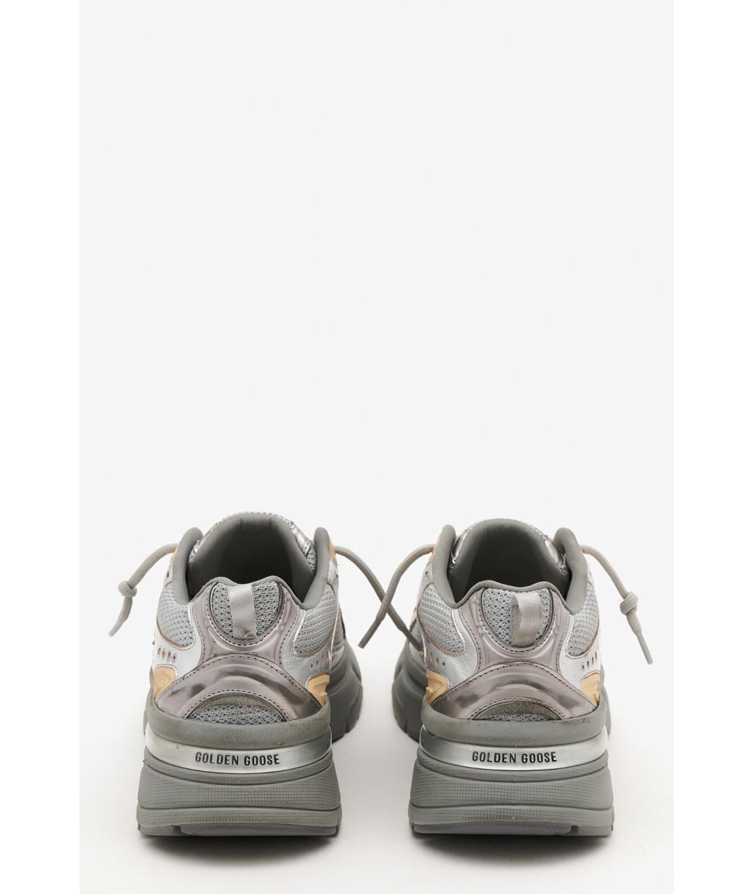 GOLDEN GOOSE DELUXE BRAND Серые текстильные кроссовки, фото 5