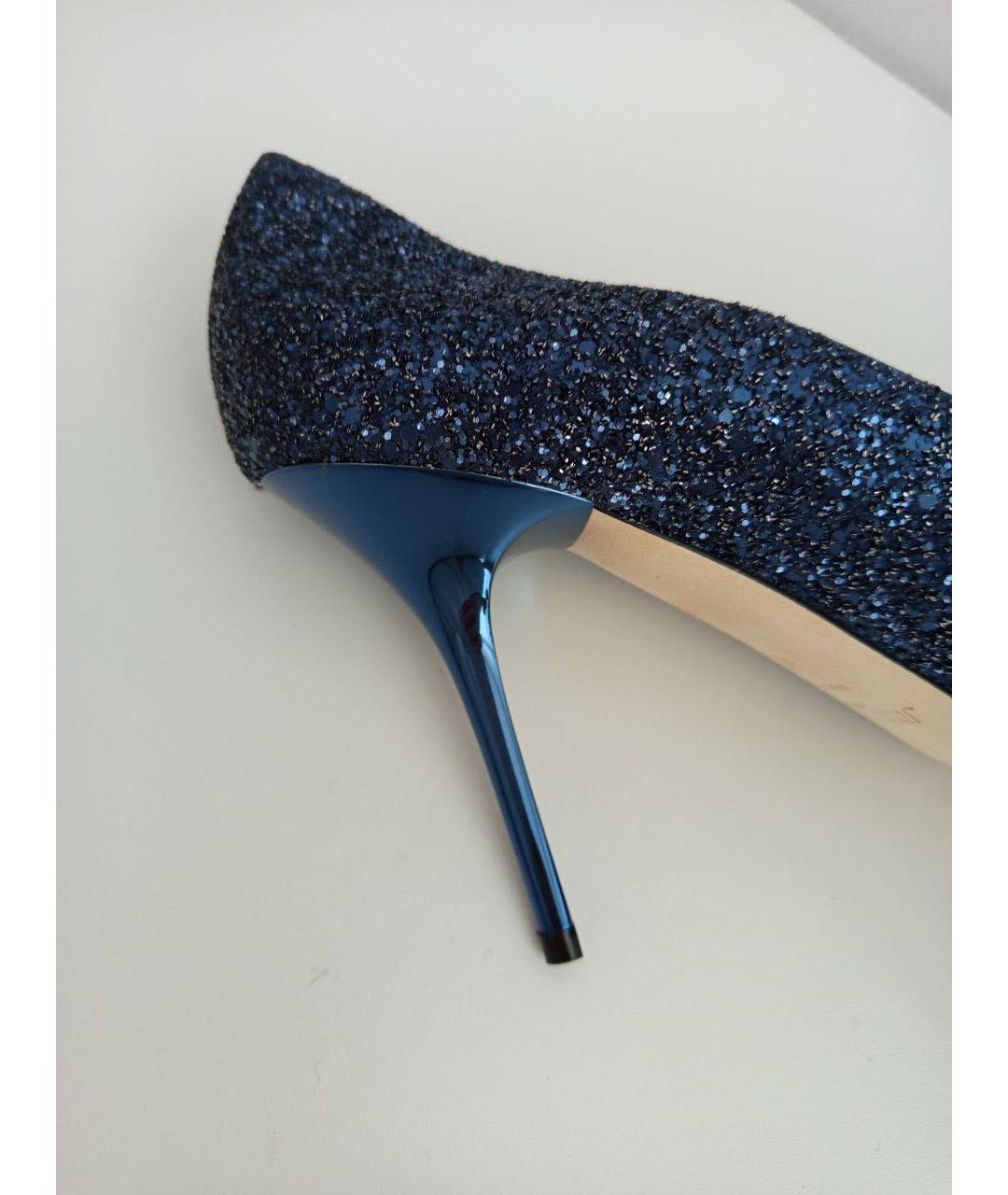 JIMMY CHOO Темно-синие туфли, фото 4