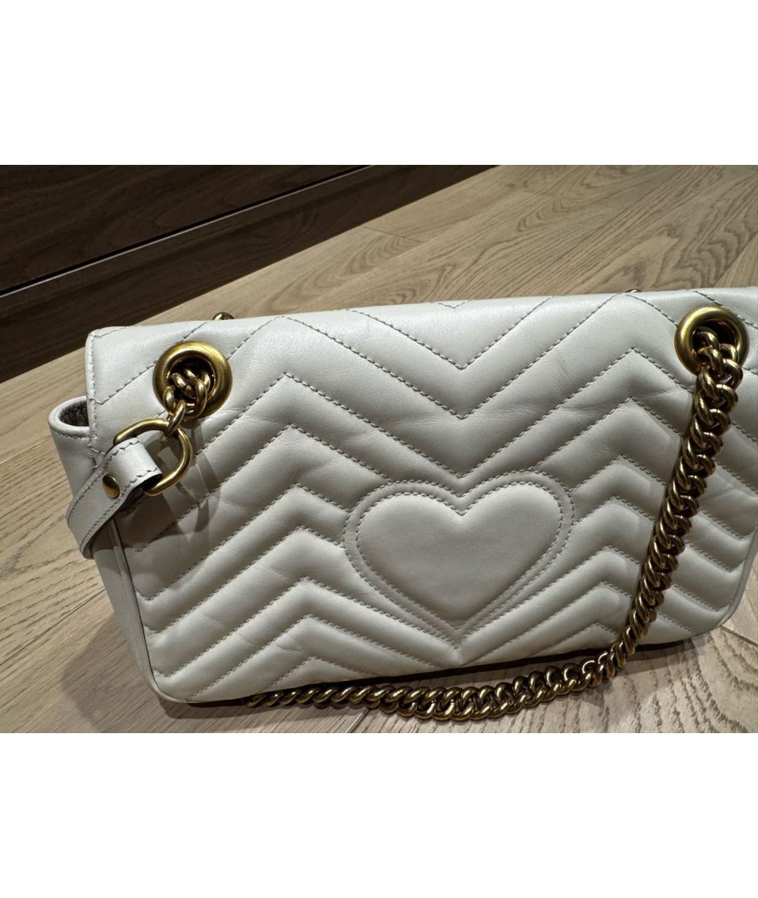 GUCCI Бежевая кожаная сумка через плечо, фото 3