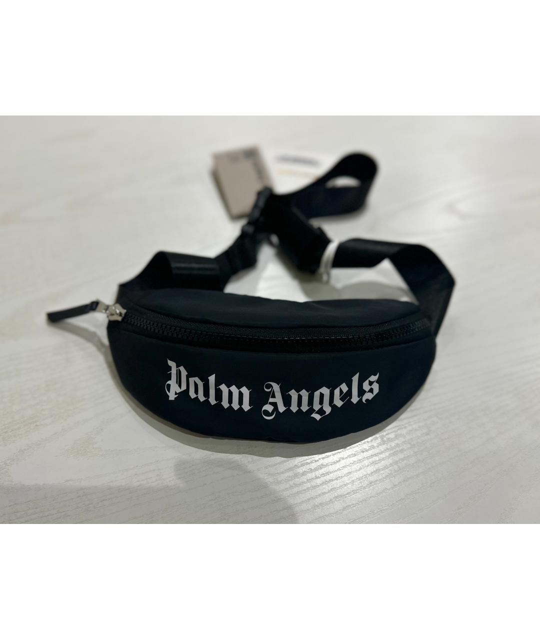 PALM ANGELS Черная поясная сумка, фото 3