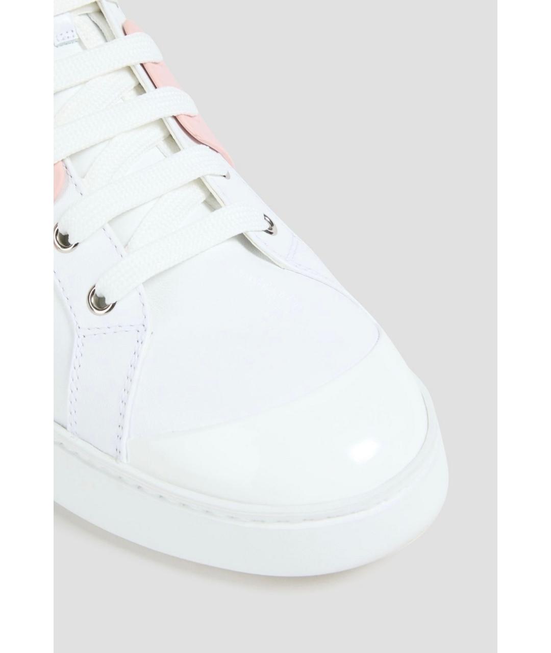 ROGER VIVIER Белые кожаные кроссовки, фото 4