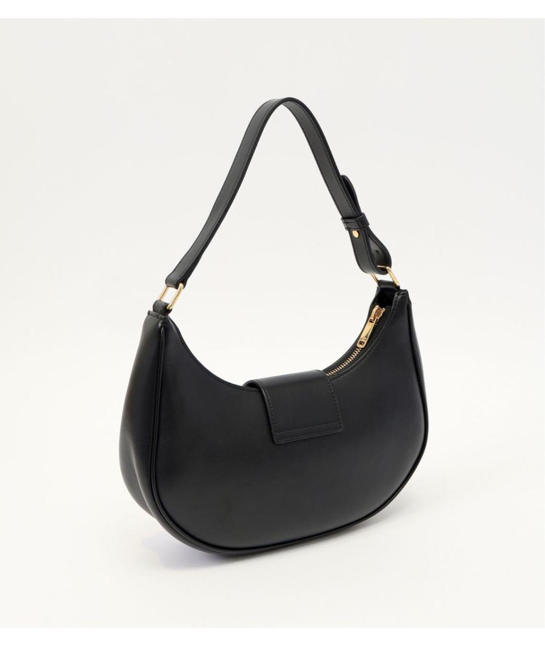 CELINE Черная кожаная сумка с короткими ручками, фото 3