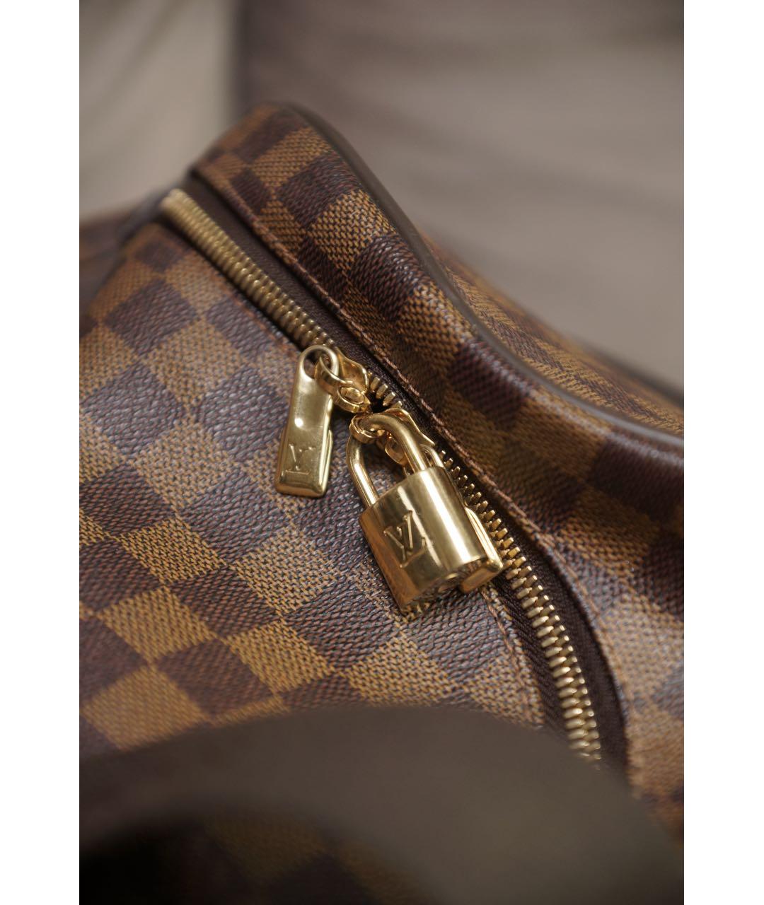 LOUIS VUITTON Коричневая дорожная/спортивная сумка, фото 4