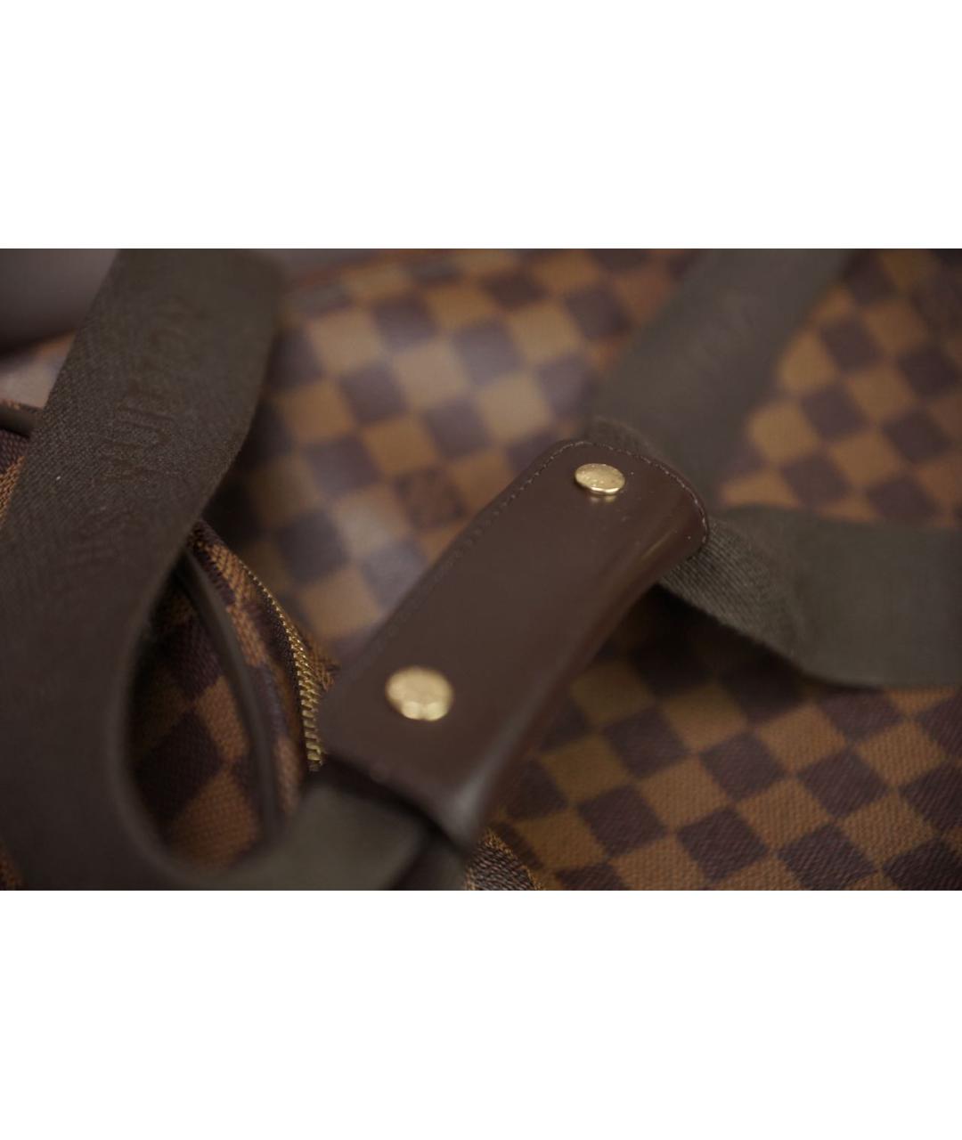 LOUIS VUITTON Коричневая дорожная/спортивная сумка, фото 5