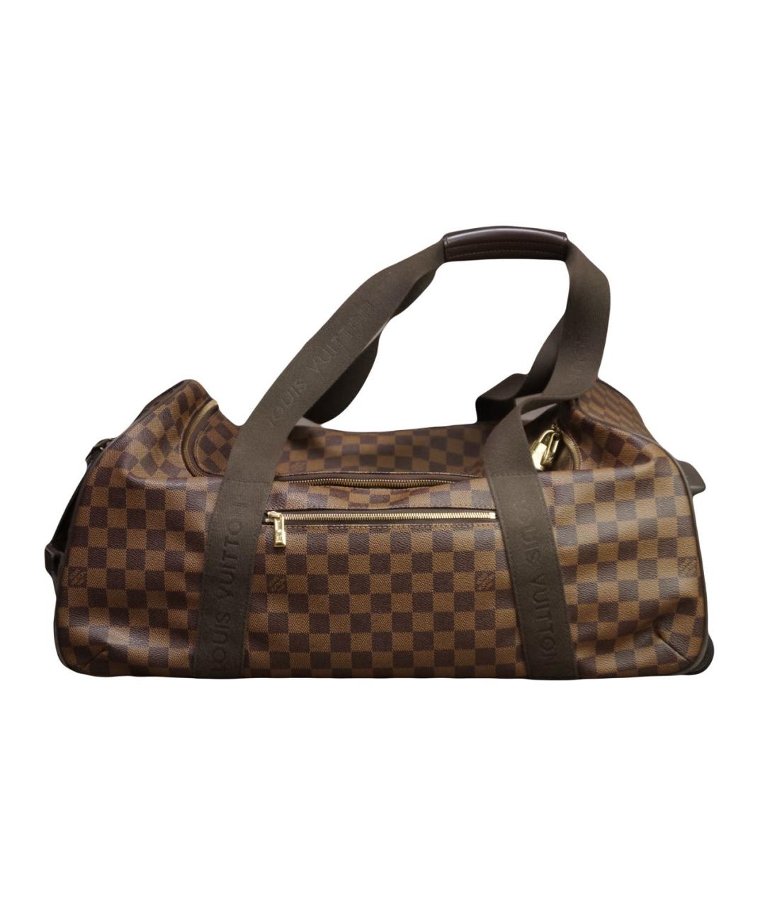 LOUIS VUITTON Коричневая дорожная/спортивная сумка, фото 9