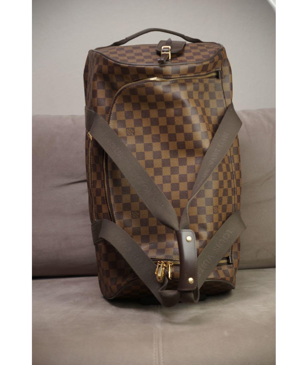 LOUIS VUITTON Коричневая дорожная/спортивная сумка, фото 2