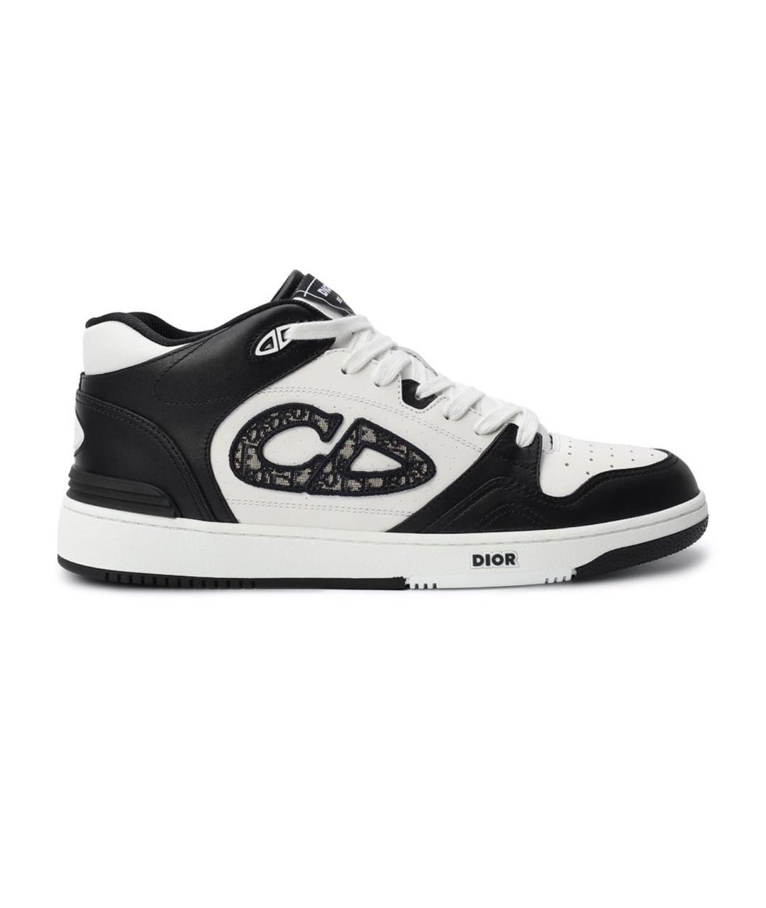 CHRISTIAN DIOR Черные кожаные низкие кроссовки / кеды, фото 5